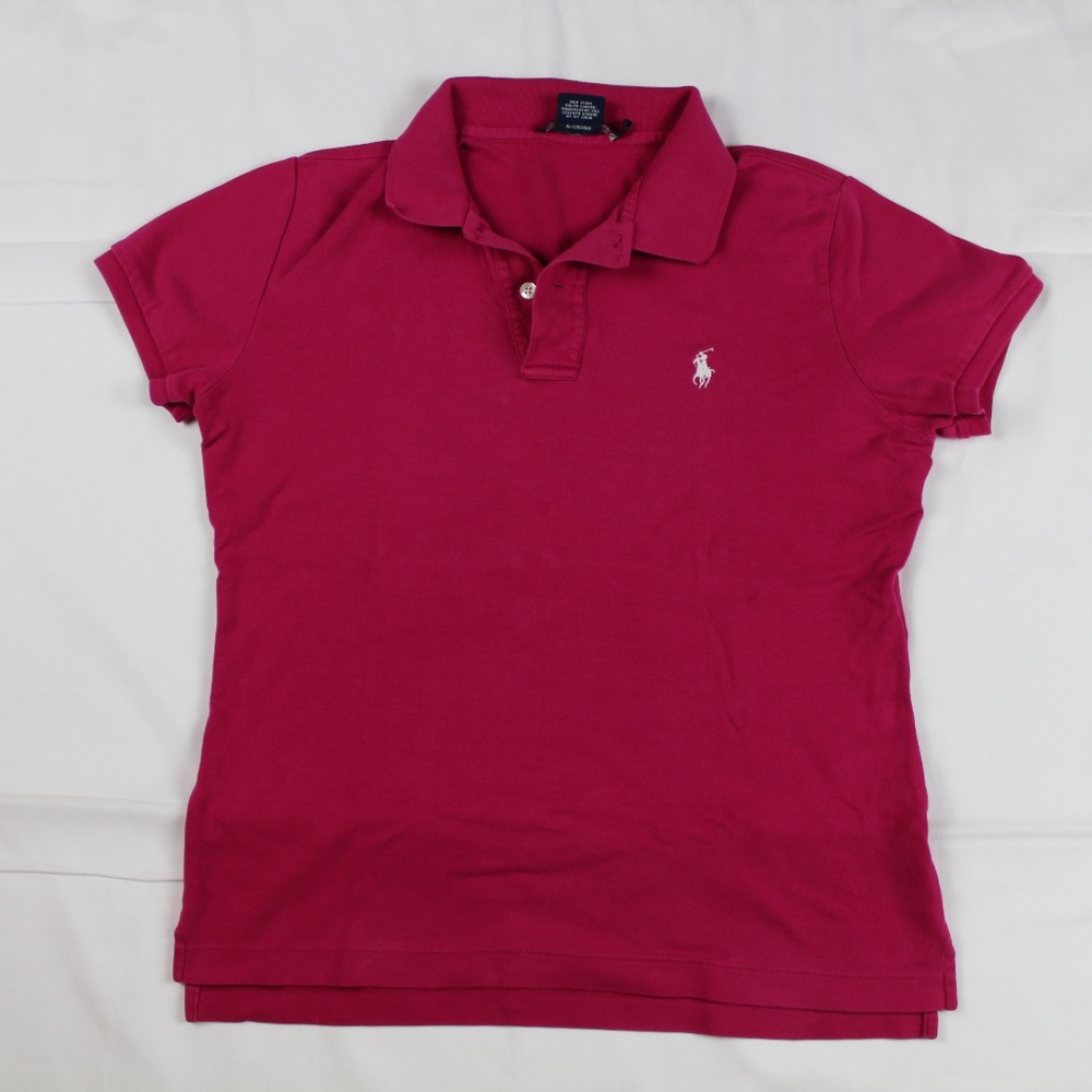 Ralph Lauren Sport Women Collar Shirt Short Sleeve